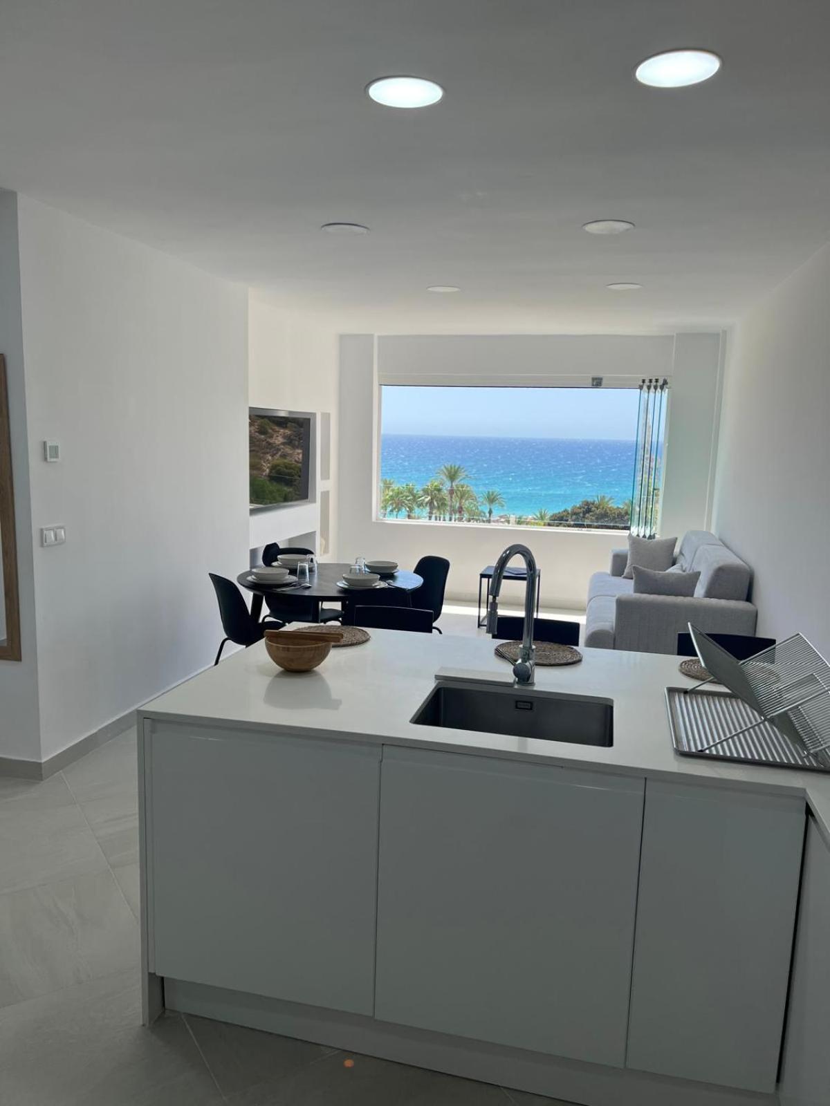 Modern Apartment Sea View With Private Jacuzzi Villajoyosa  Exterior foto