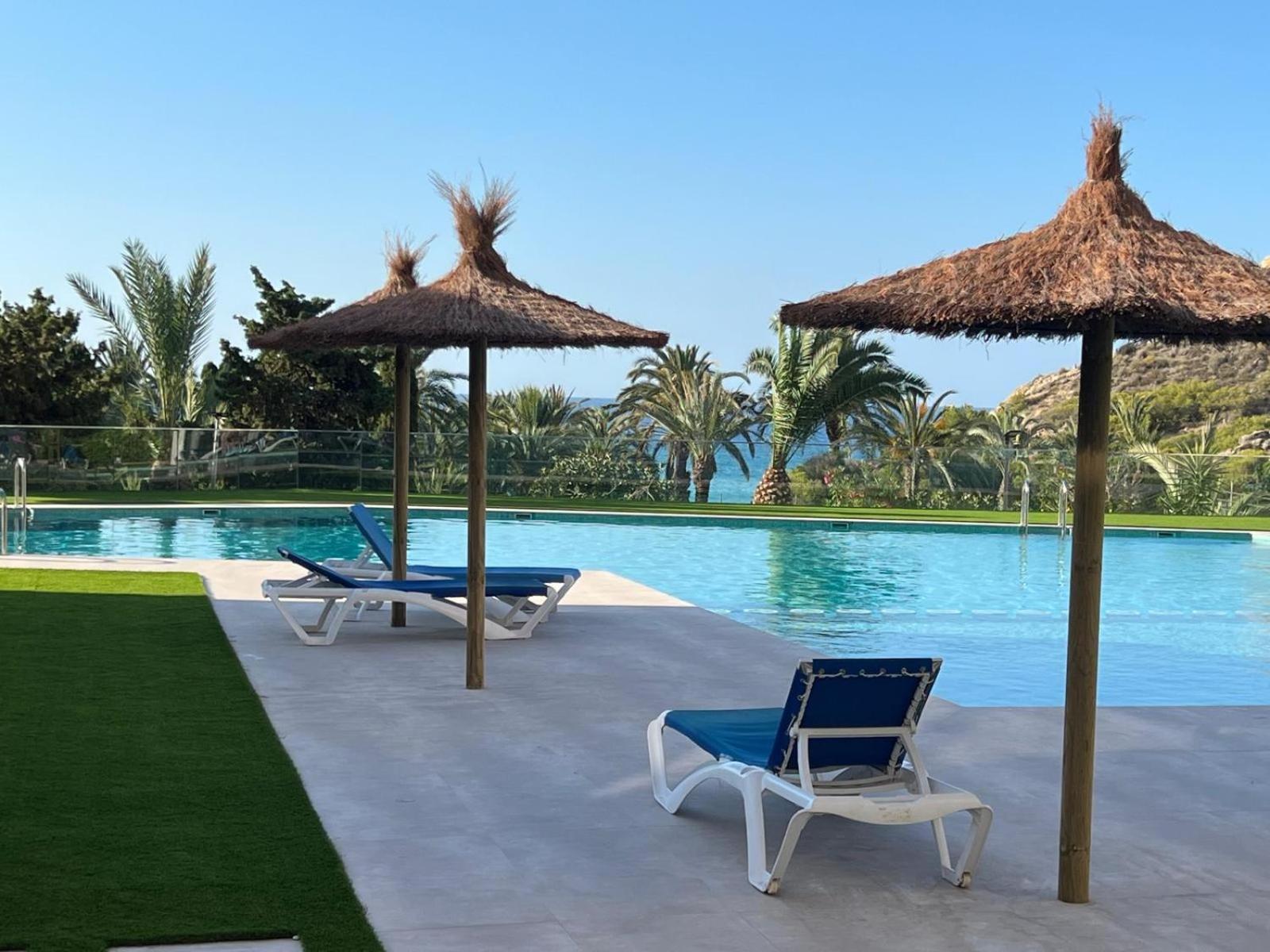 Modern Apartment Sea View With Private Jacuzzi Villajoyosa  Exterior foto